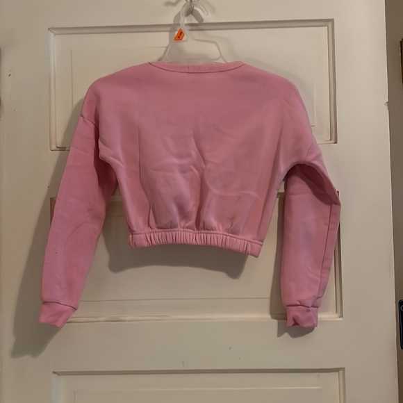 Cult Favorite, 10/12, Pink Crop Top Sweater - Picture 4 of 4